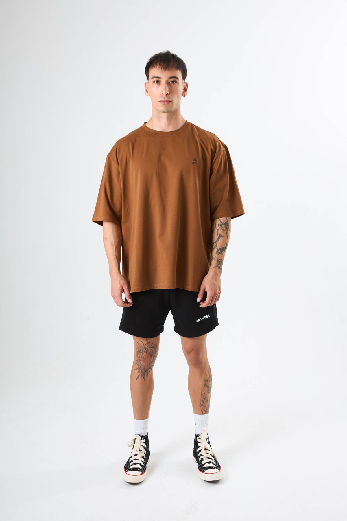 Rise Relentless Oversize Tişört Kahverengi