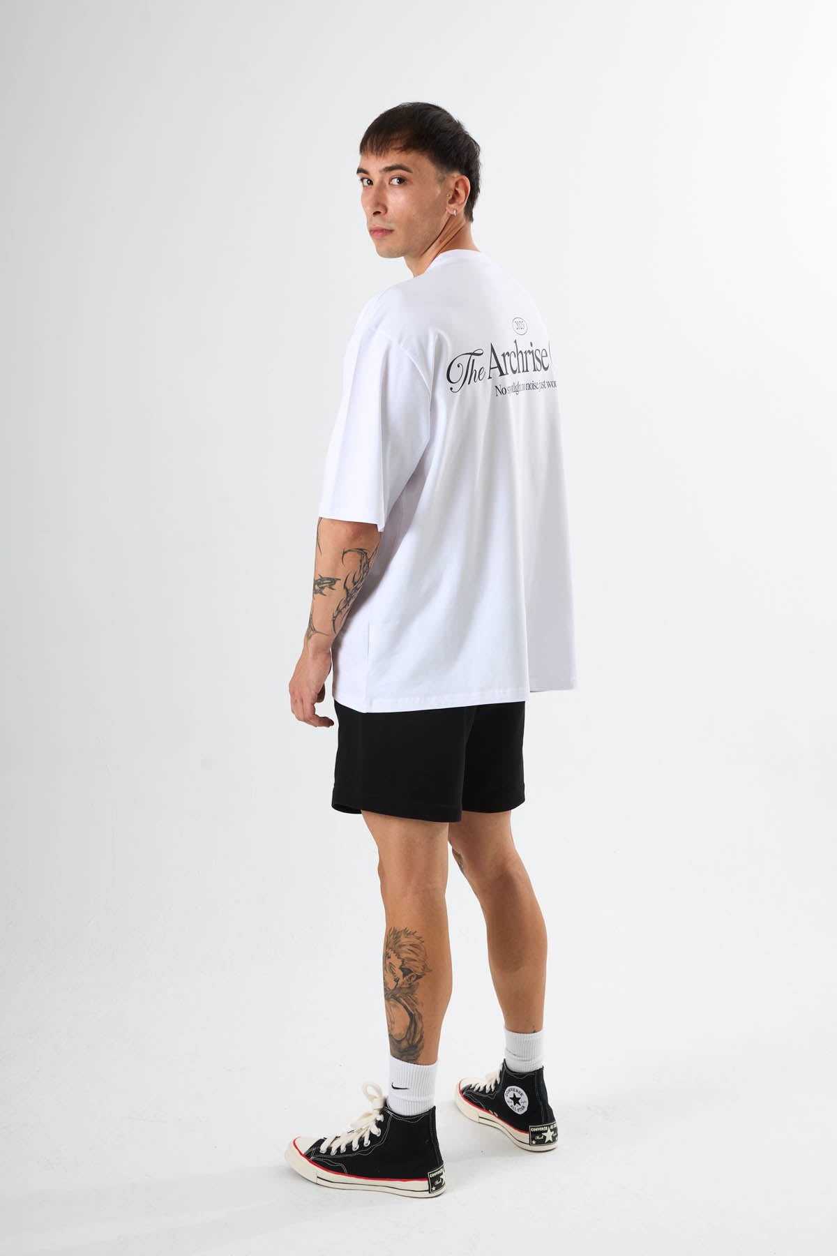 Archrise Club Oversize Tişört Beyaz