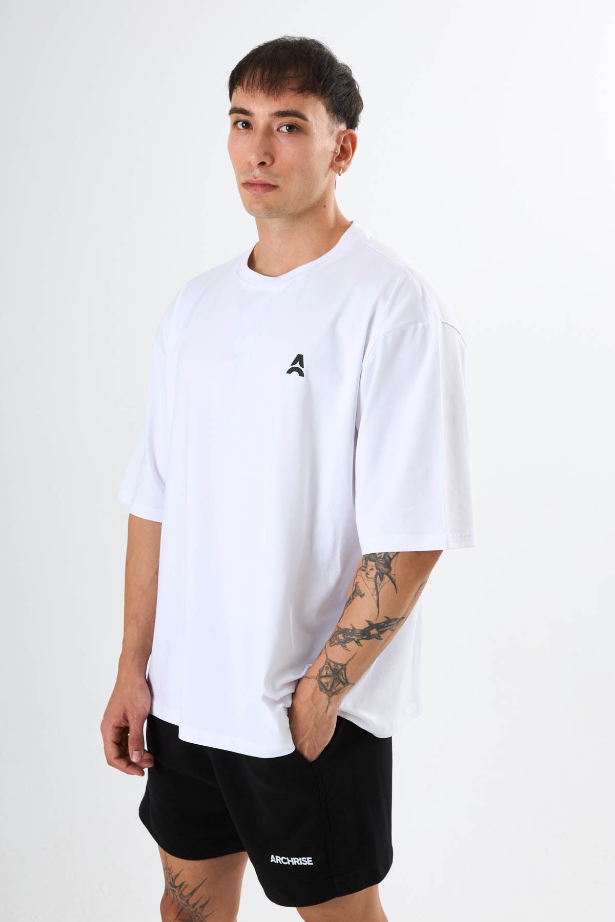 Archrise Club Oversize Tişört Beyaz