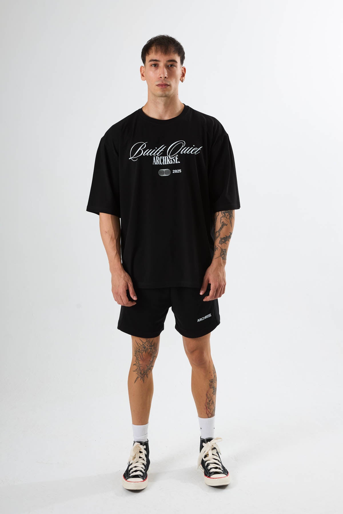 Built Quiet Oversize Tişört Siyah