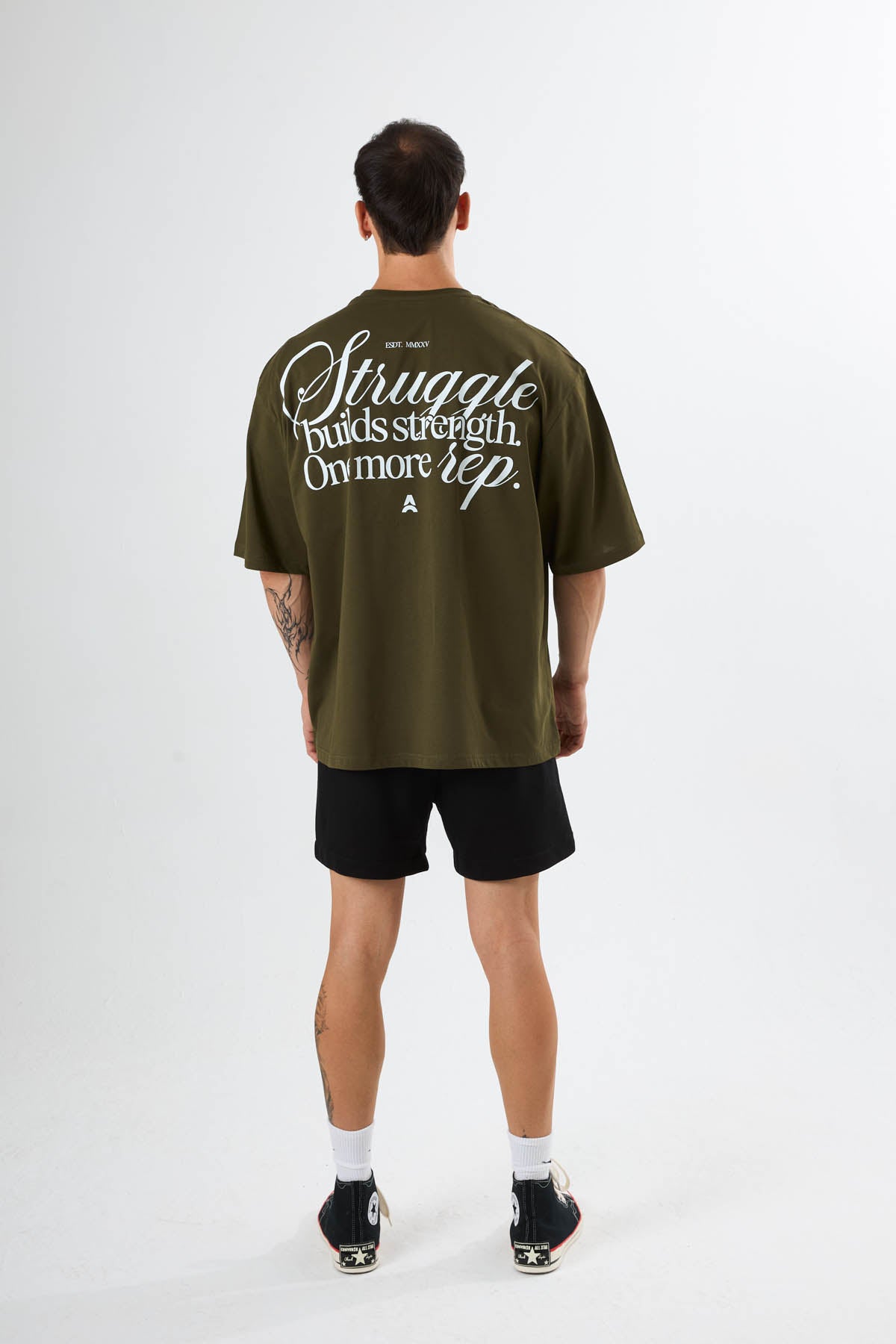 One More Rep Oversize T-shirt Haki