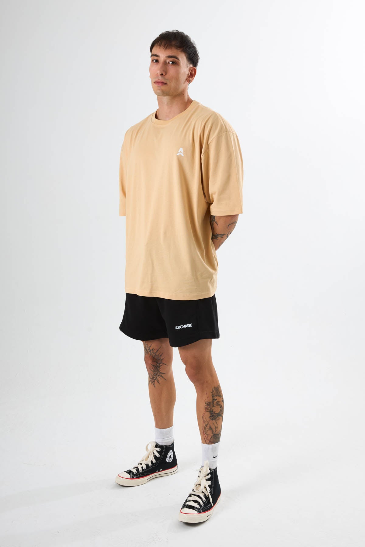 We Are Archrise Oversize T-Shirt Bej