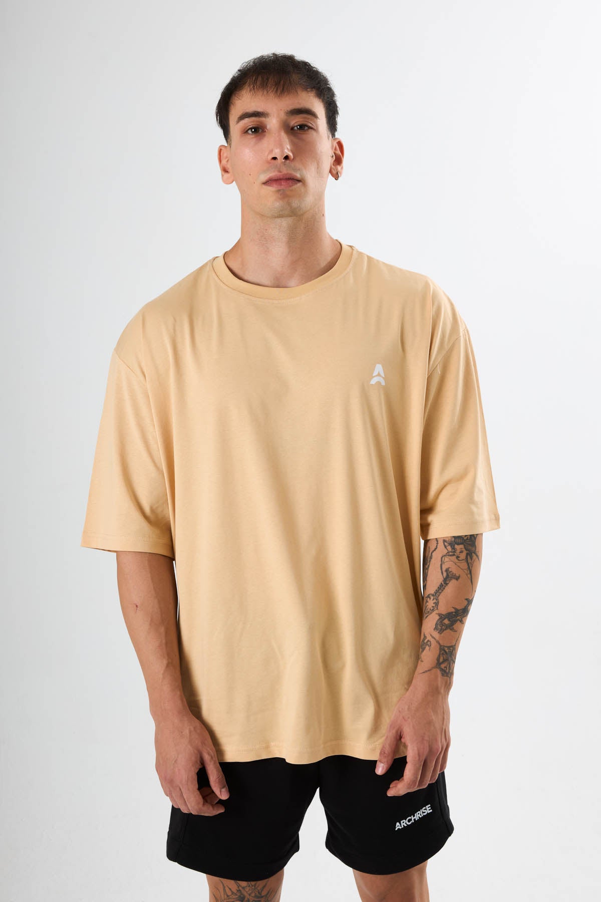 We Are Archrise Oversize T-Shirt Bej