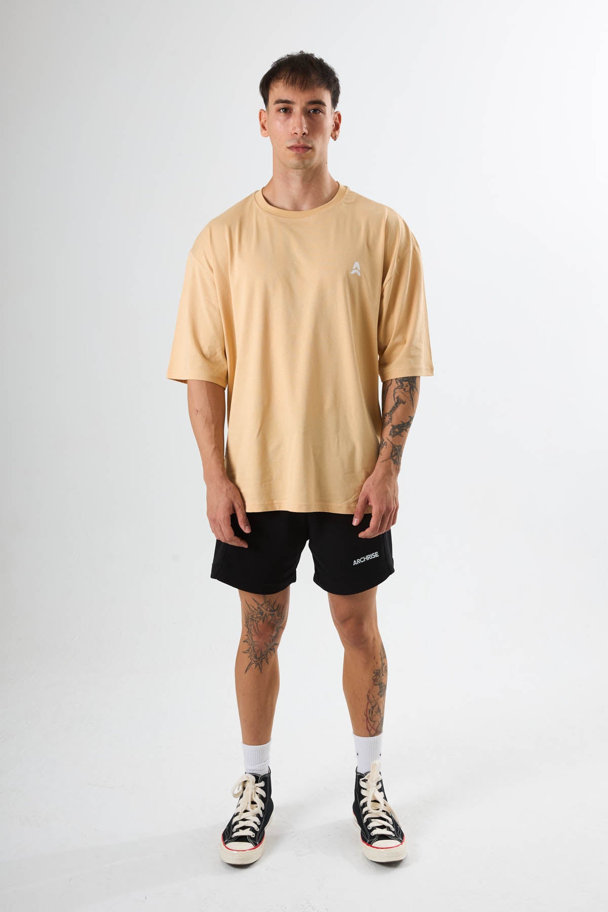We Are Archrise Oversize T-Shirt Bej