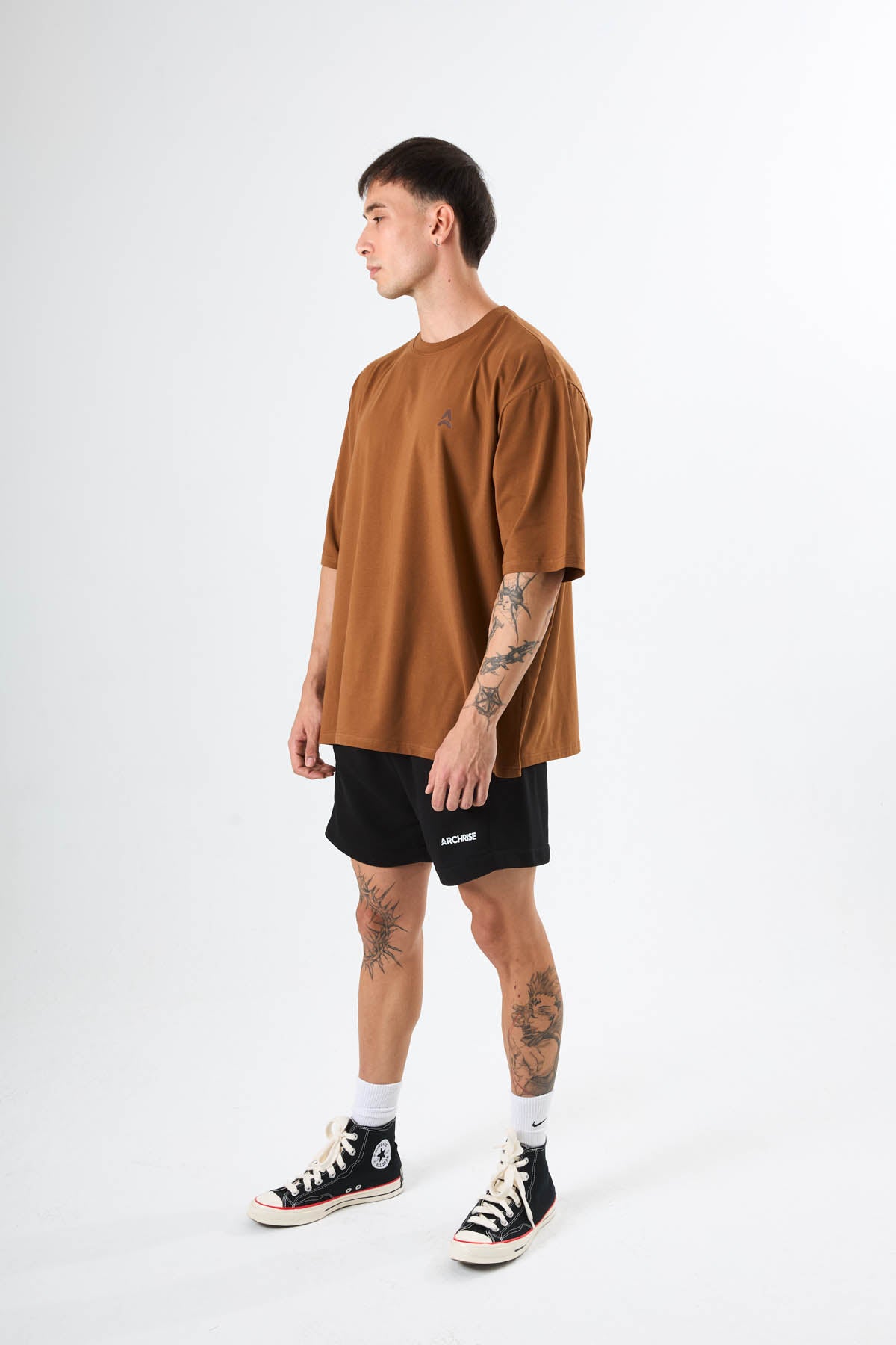 Rise Relentless Oversize Tişört Kahverengi