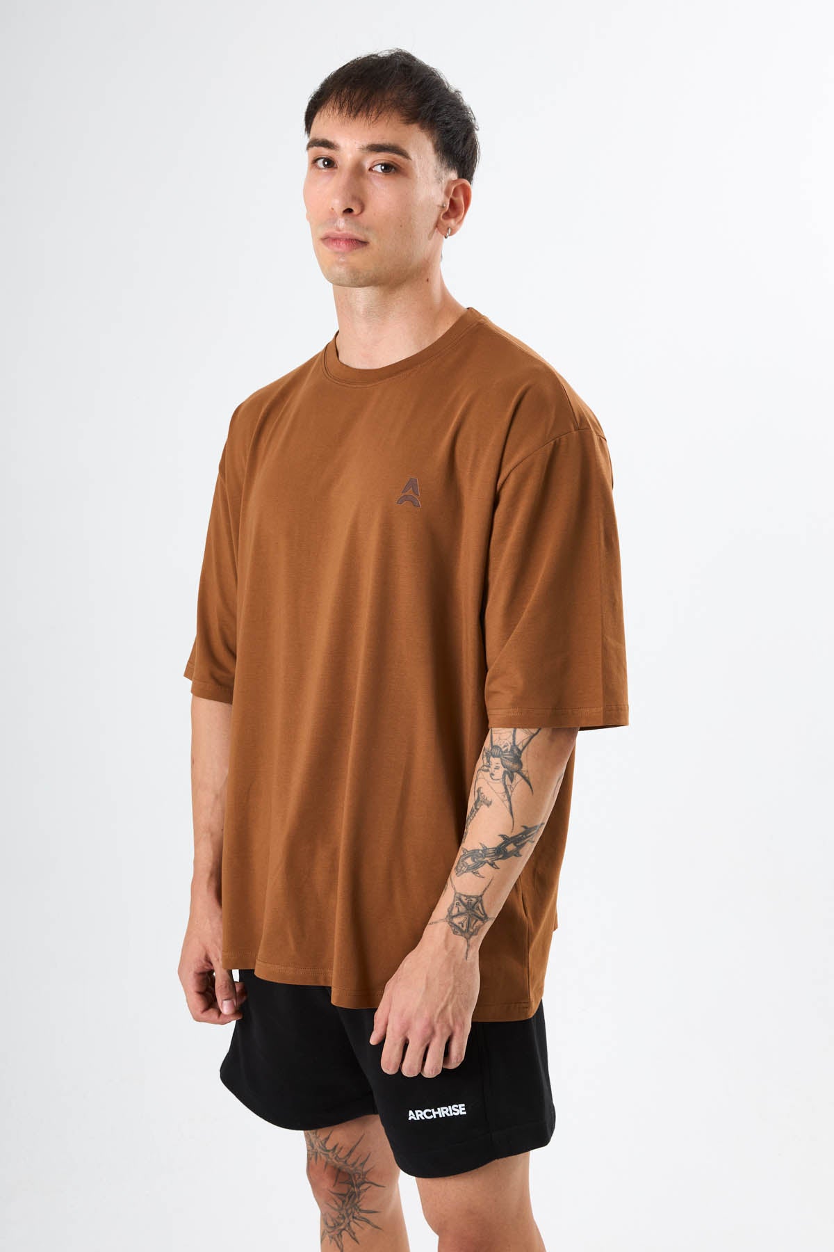 Rise Relentless Oversize Tişört Kahverengi