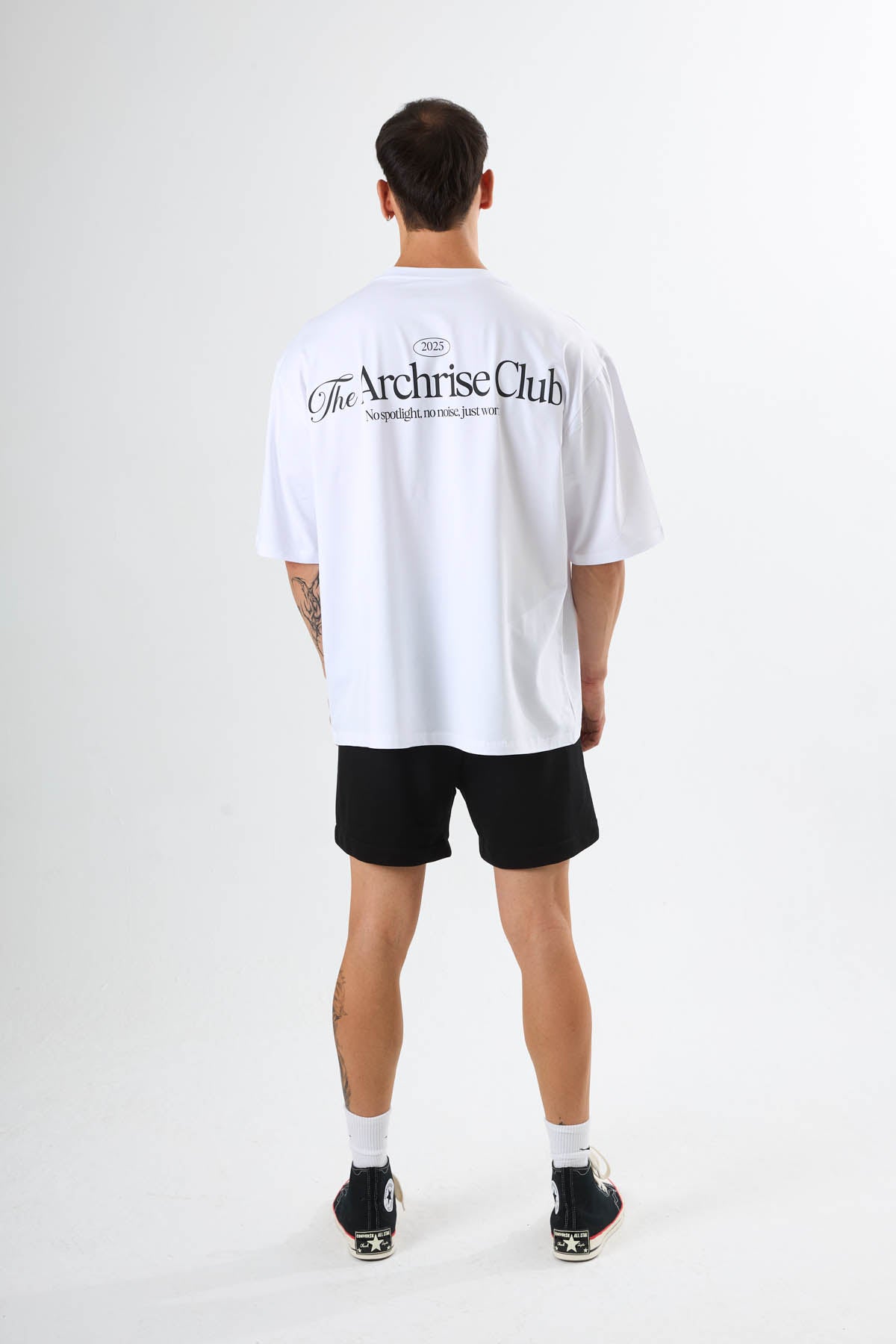 Archrise Club Oversize Tişört Beyaz