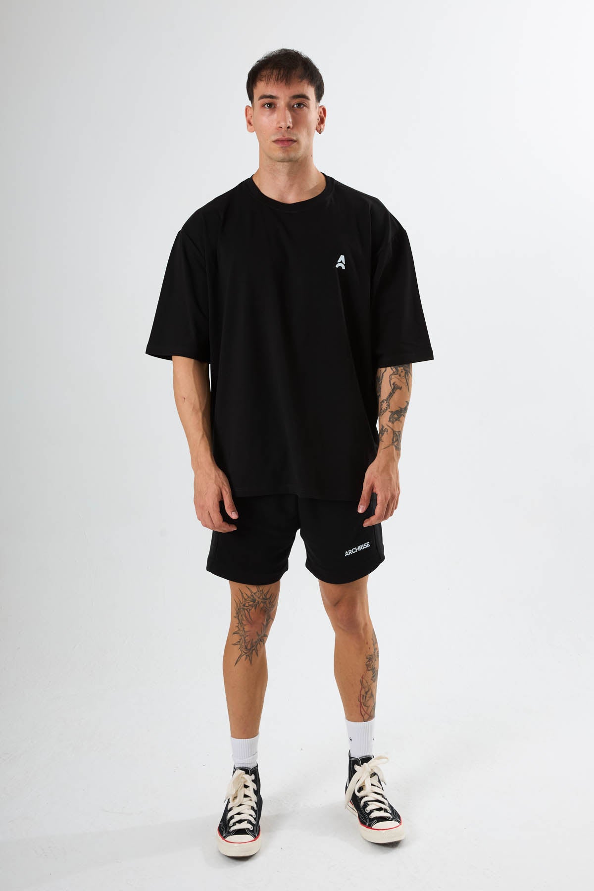 Rise Relentless Oversize Tişört Siyah