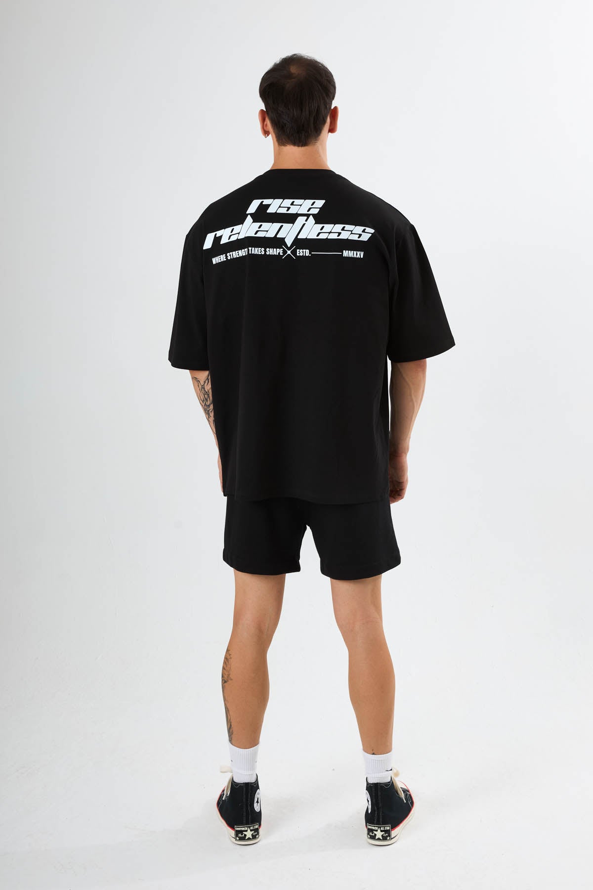 Rise Relentless Oversize Tişört Siyah