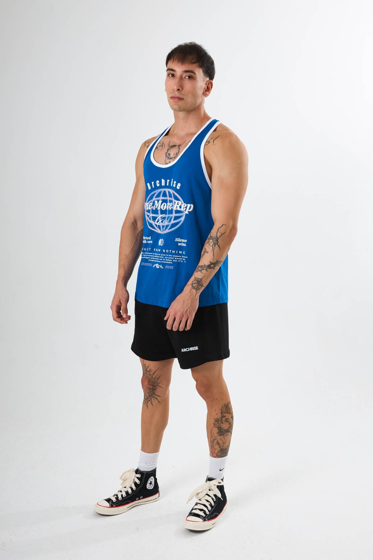 One More Rep Sporcu Atlet Mavi