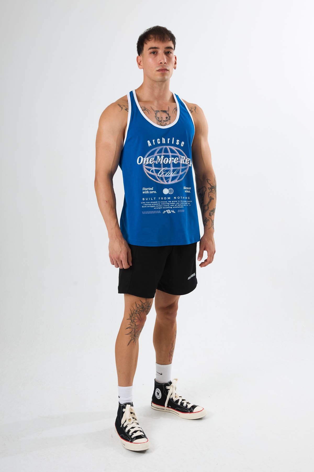 One More Rep Sporcu Atlet Mavi