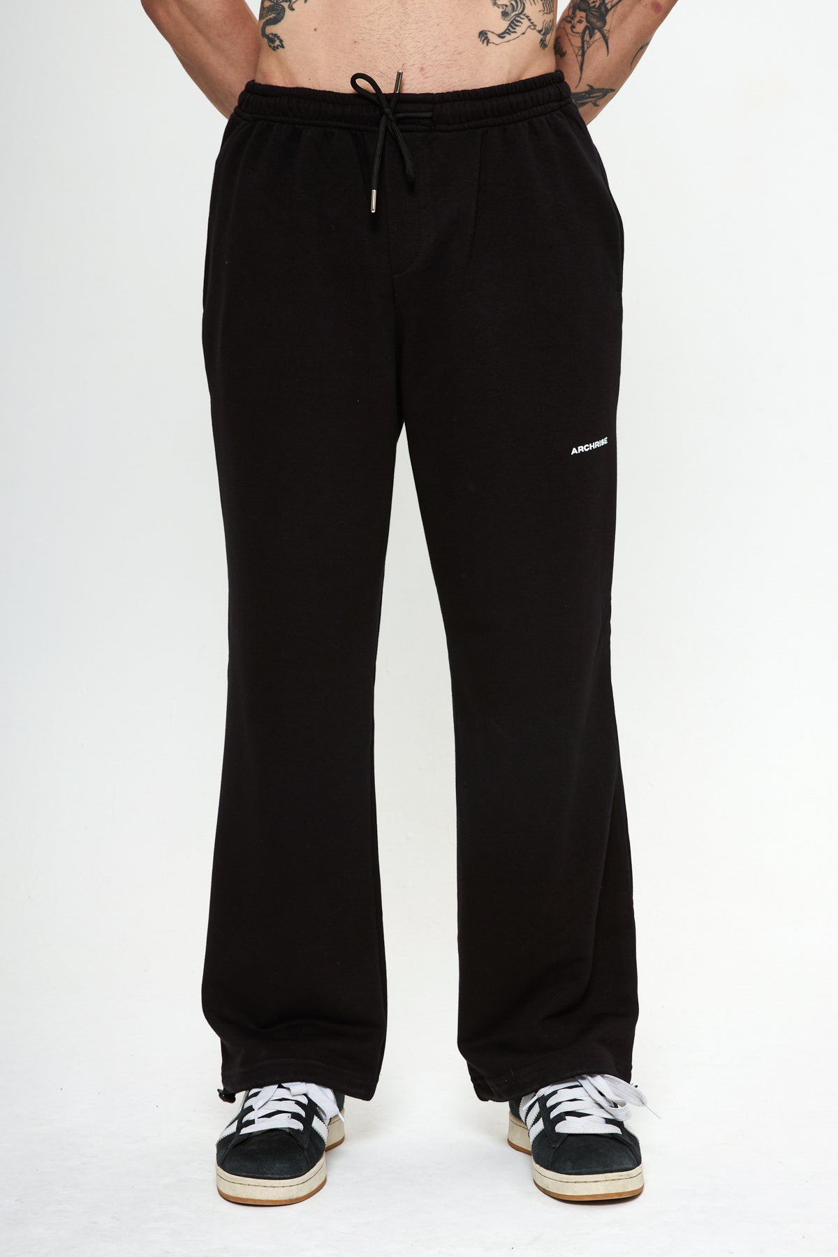 Archrise Unisex Ayarlanabilir Paça Pant Siyah