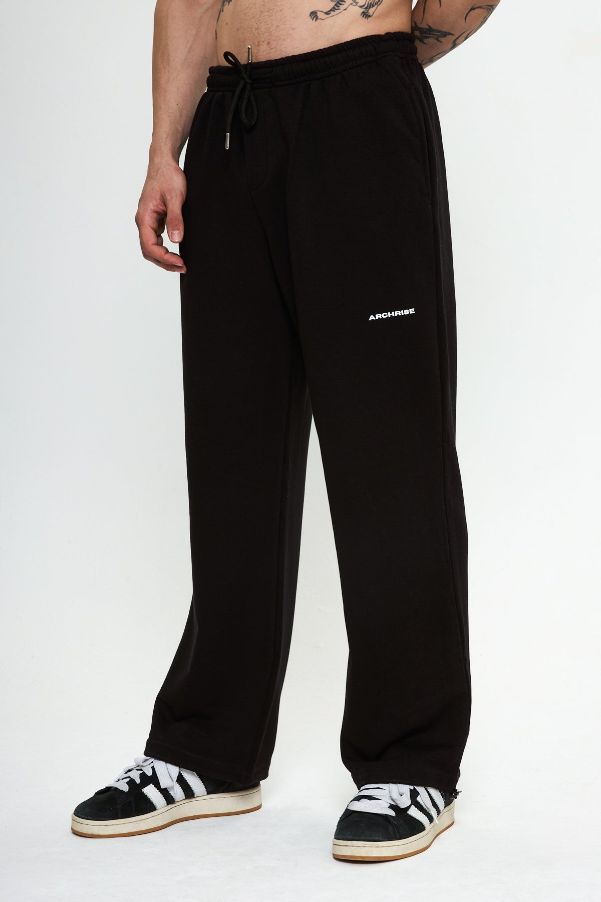 Archrise Unisex Ayarlanabilir Paça Pant Siyah