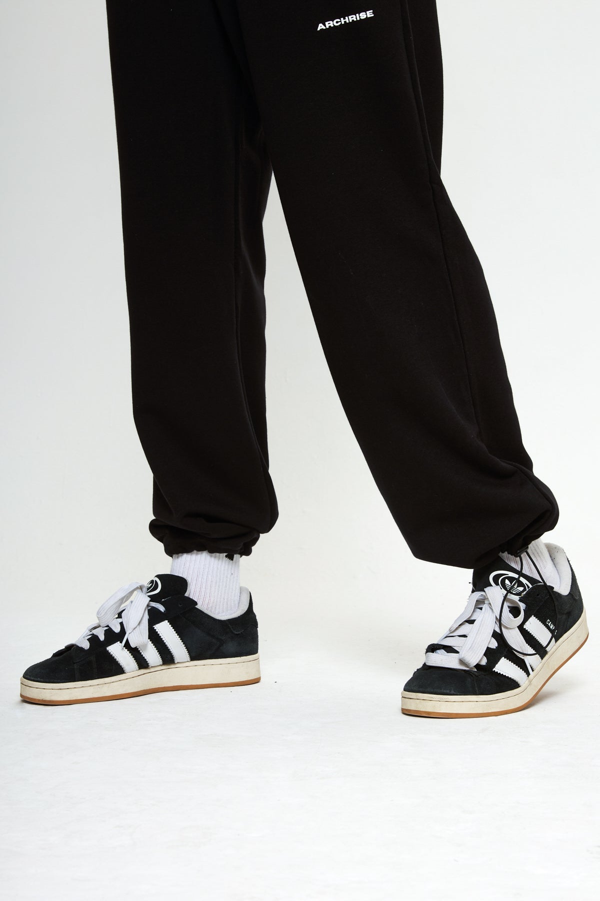 Archrise Unisex Ayarlanabilir Paça Pant Siyah