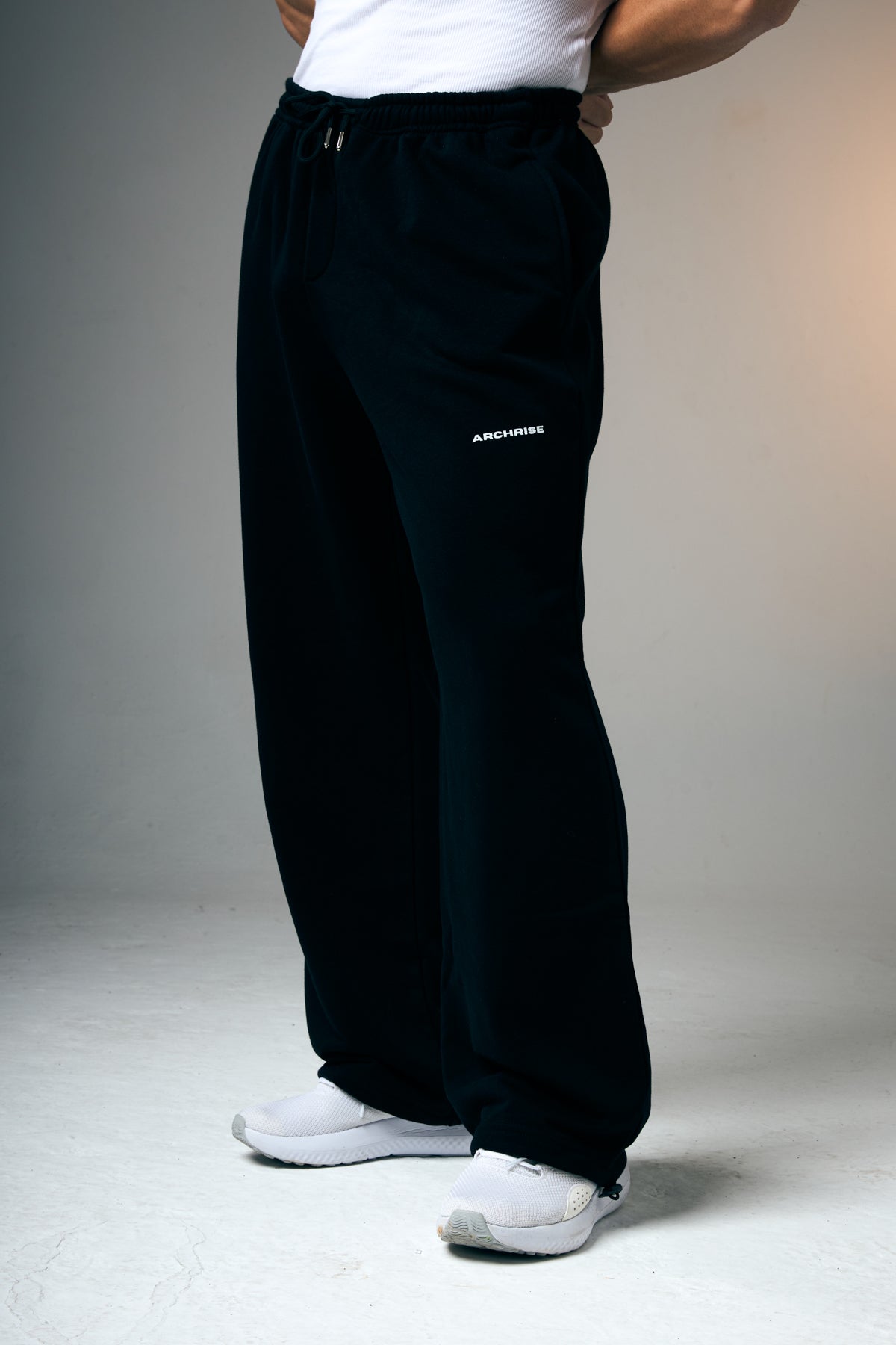 Archrise Unisex Ayarlanabilir Paça Pant Siyah