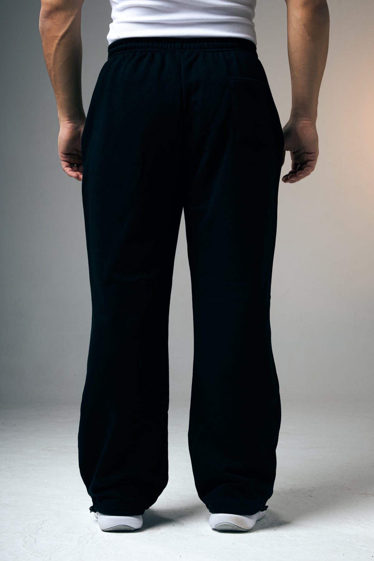 Archrise Unisex Ayarlanabilir Paça Pant Siyah