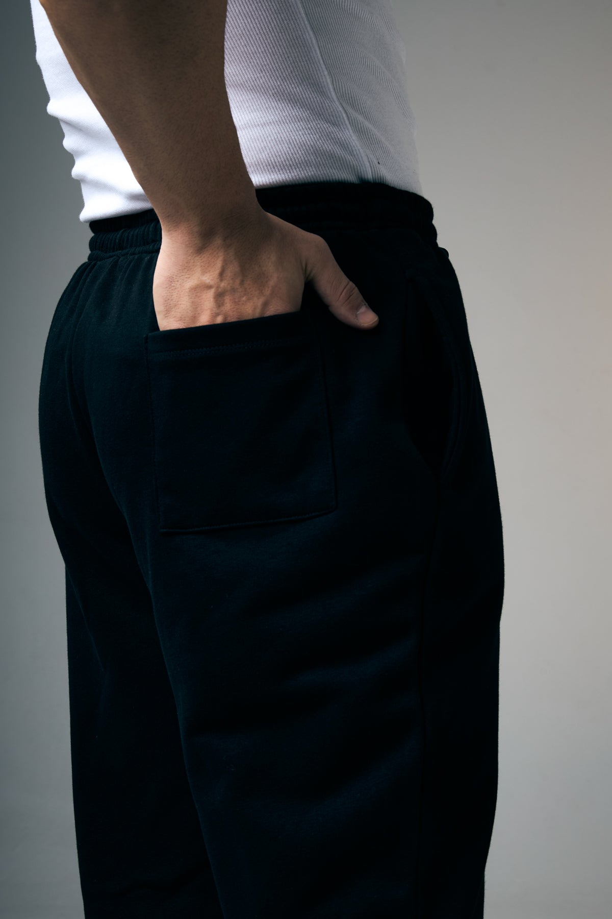 Archrise Unisex Ayarlanabilir Paça Pant Siyah