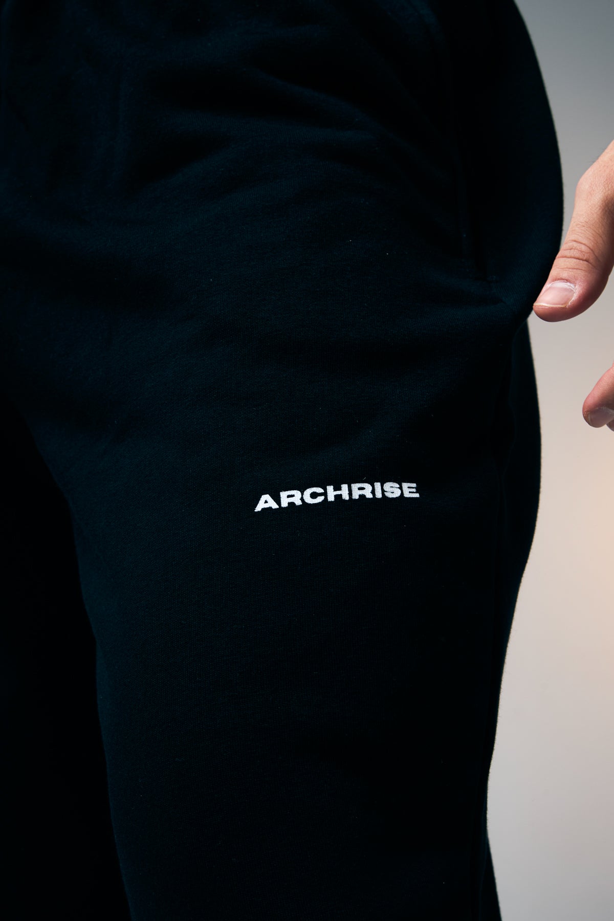 Archrise Unisex Ayarlanabilir Paça Pant Siyah