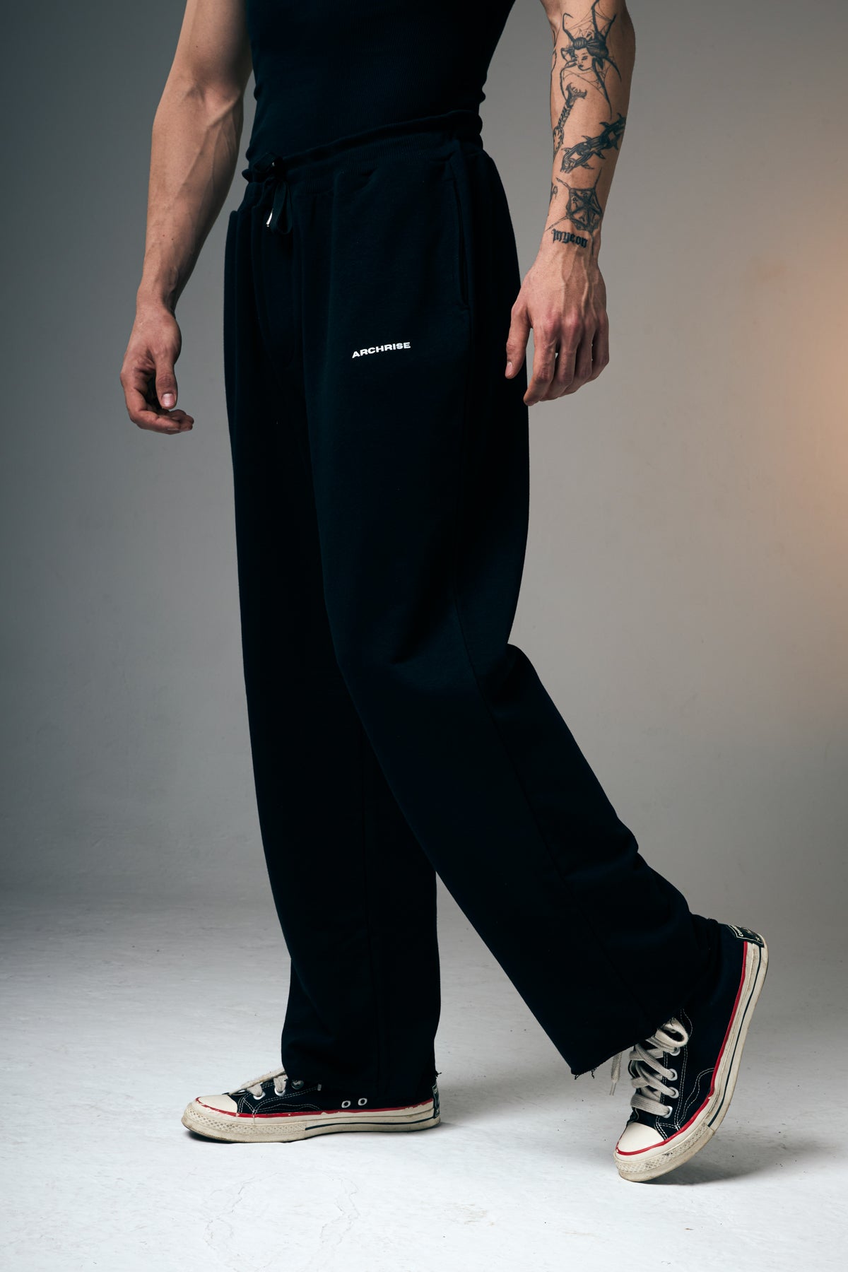 Archrise Bol Paça Pant Siyah