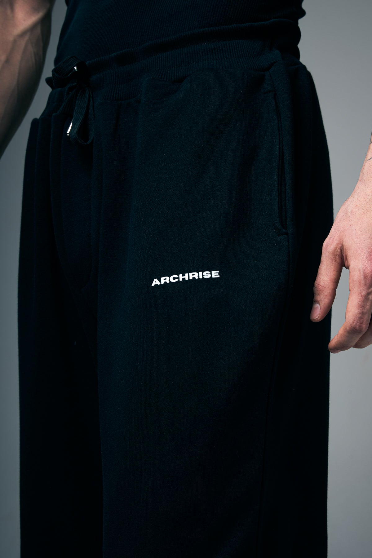 Archrise Bol Paça Pant Siyah