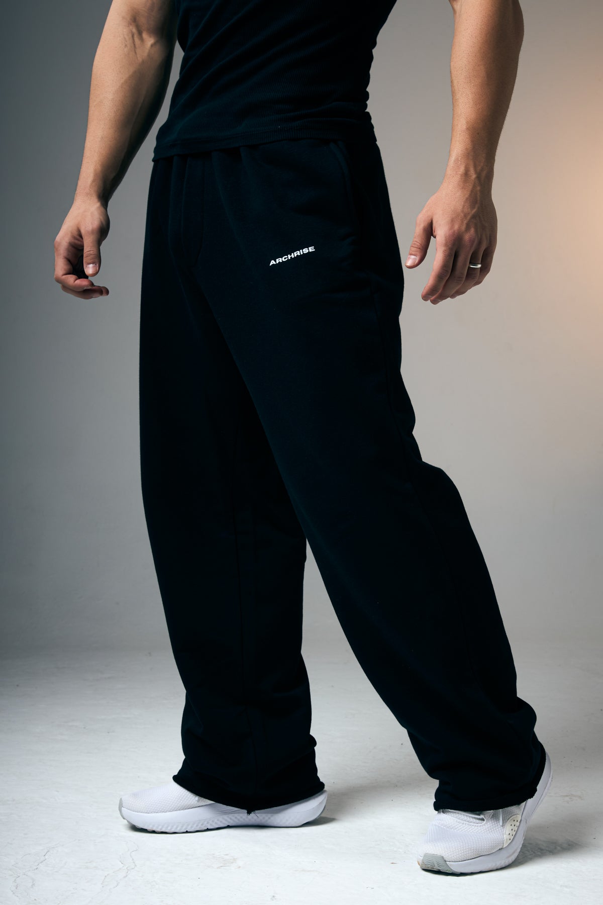 Archrise Bol Paça Pant Siyah