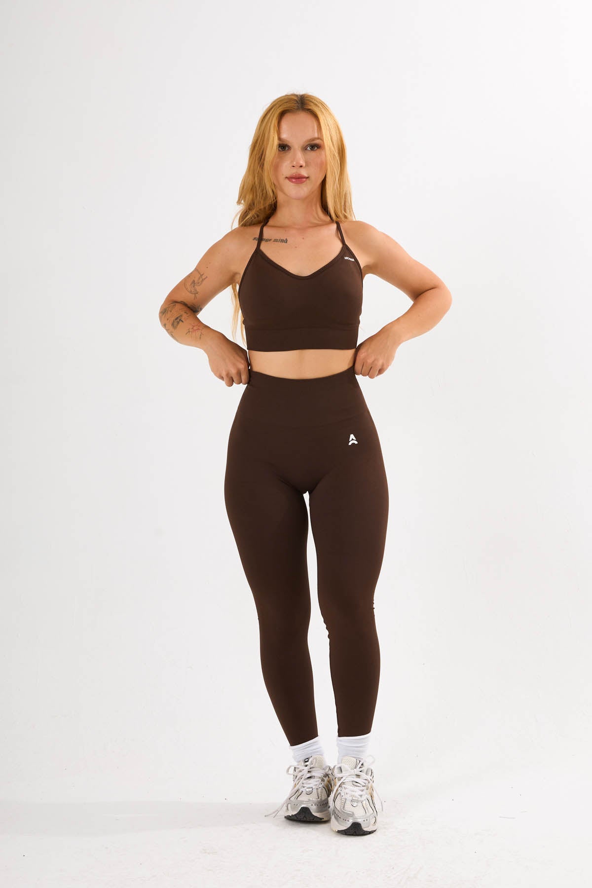 Espresso Crush V Shape Corset Tayt Kahverengi