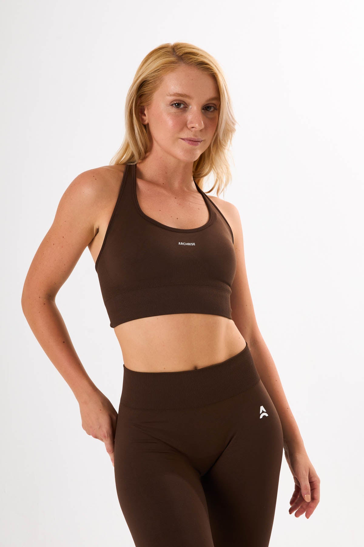 Espresso Crush Halter Neck Bra Kahverengi