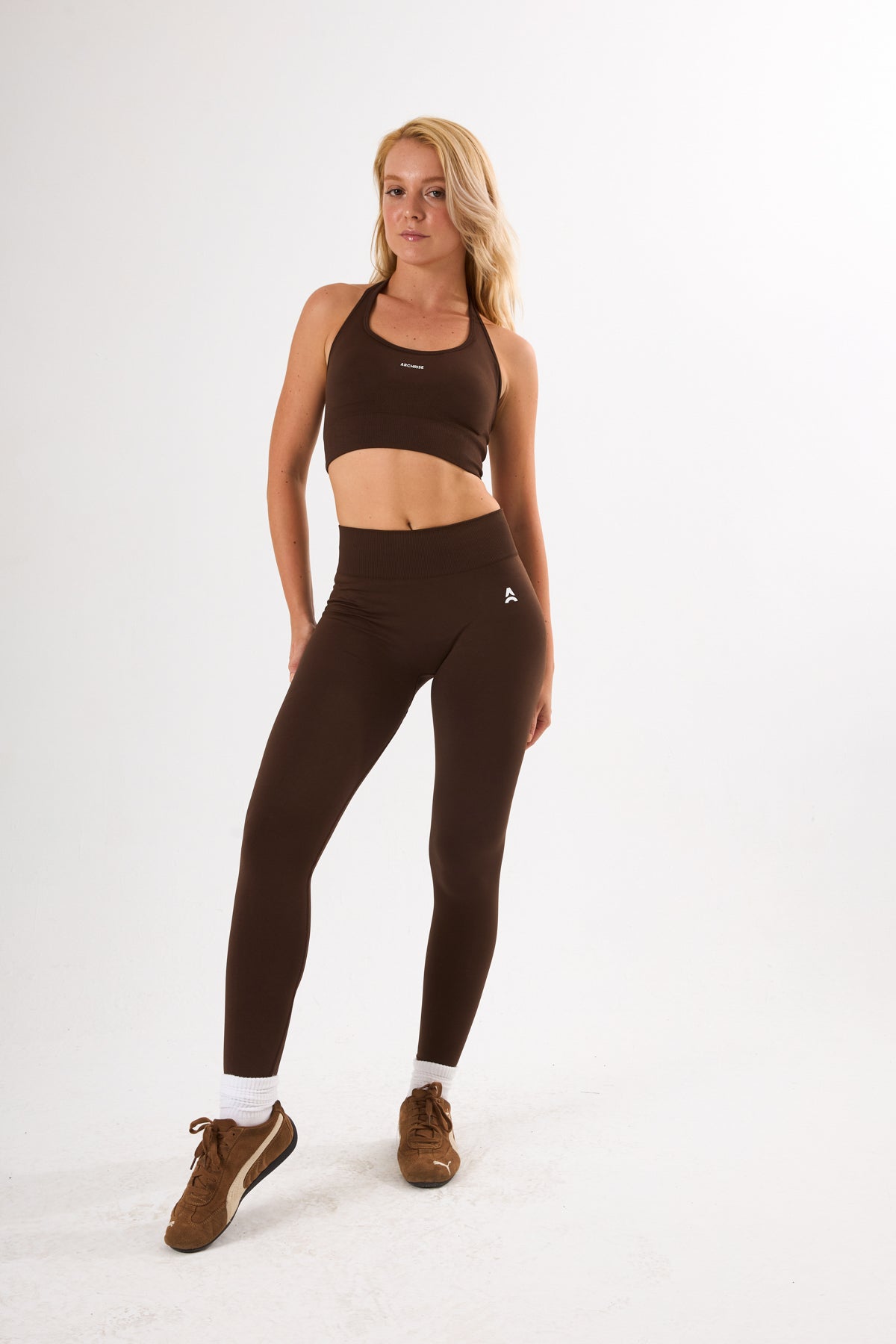 Espresso Crush Corset Tayt Kahverengi
