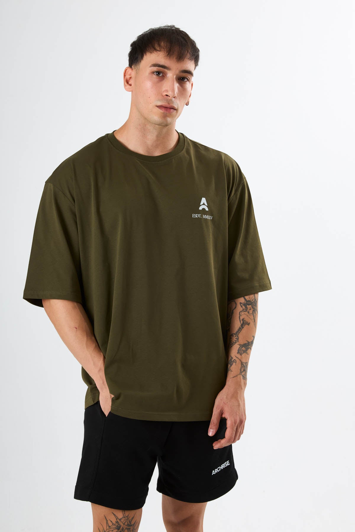 One More Rep Oversize T-shirt Haki